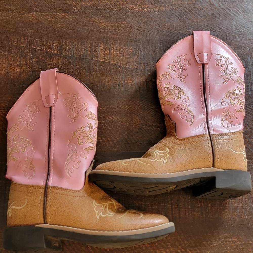 11.5 Toddler/Girls Old West Boots